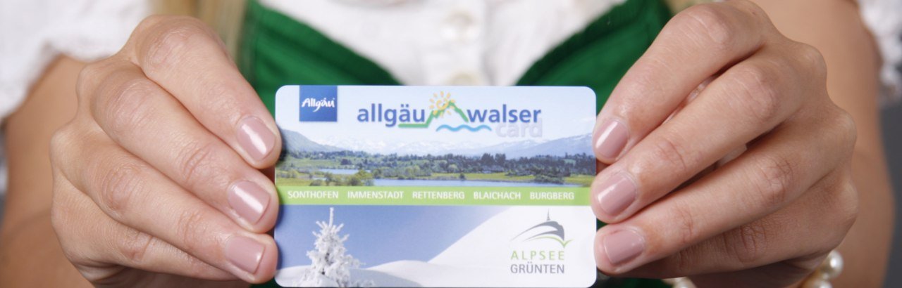 Allgäu-Walser-Card - Karte © Oberallgäu Tourismus Service GmbH