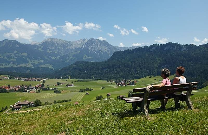 Rastmöglichkeit © Tourismus Hörnerdörfer, T. Burger
