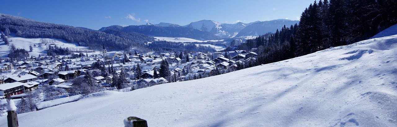 Winterpanorama in Oberstaufen © Oberstaufen Tourismus Marketing GmbH