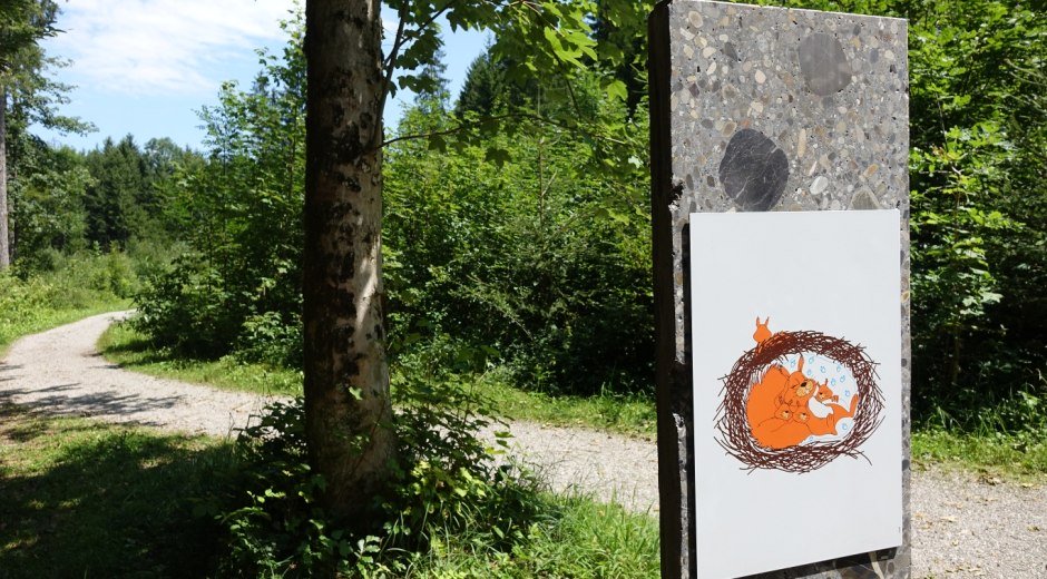 "Kinderkobel" ist das dritte Kindertor im Eichhörnchenwald © Tourismus Hörnerdörfer, MA