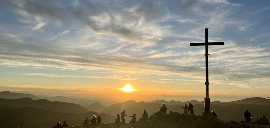 Sonnenuntergangswanderung Riedberger Horn © Evang. Pfarrbüro Fischen