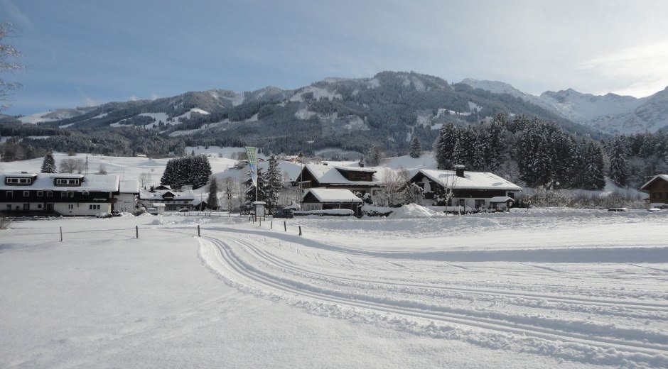 Eybach Loipe - Langlaufen in Fischen-Au © Tourismus Hörnerdörfer