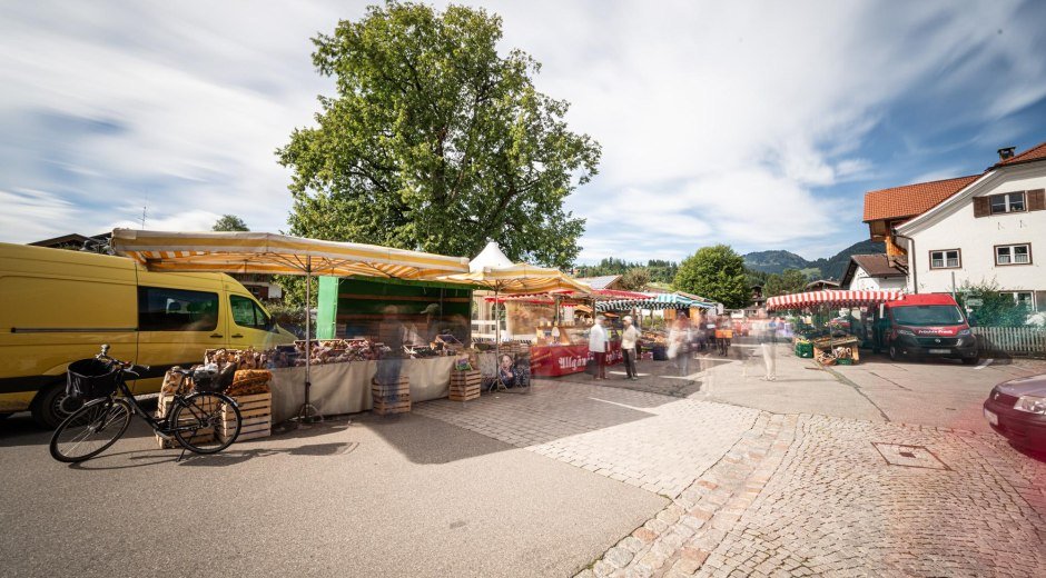 Wochenmarkt in Fischen © Tourismus Hörnerdörfer GmbH