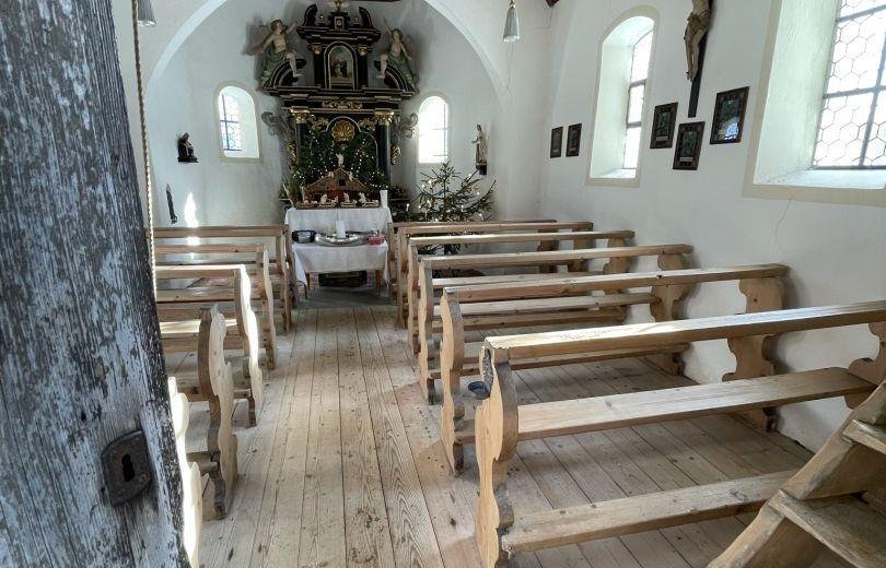 Blick in die Kapelle © Tourismus Hörnerdörfer - S. Salzberger