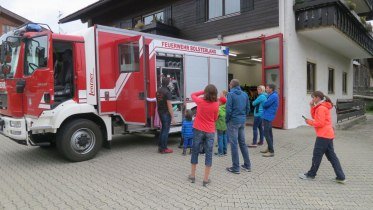 Besuch der Feuerwehr in Bolsterlang im Allgäu © Feuerwehr Bolsterlang