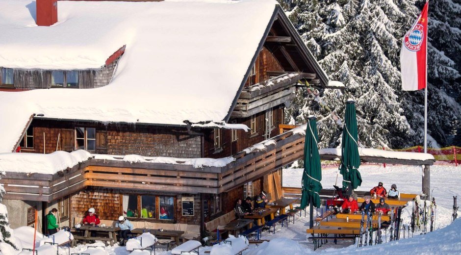 Alpe Blässe - direkt an der Skipiste © Tourismus Hörnerdörfer, ProVisionMedia