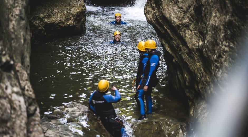 Canyoning in der Starzlachklamm mit MAP-Erlebnis © MAP-Erlebnis