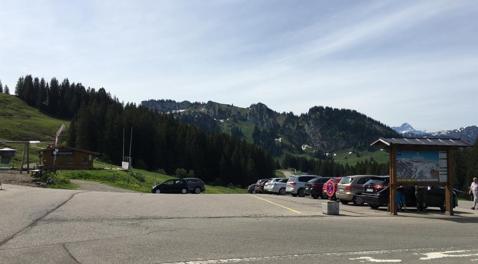 Parkplatz Grasgehren © Tourismus Hörnerdörfer
