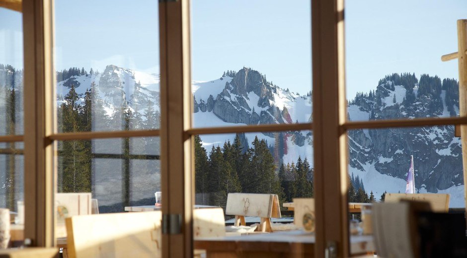 Blick auf die Berge © Berghütte Grasgehren