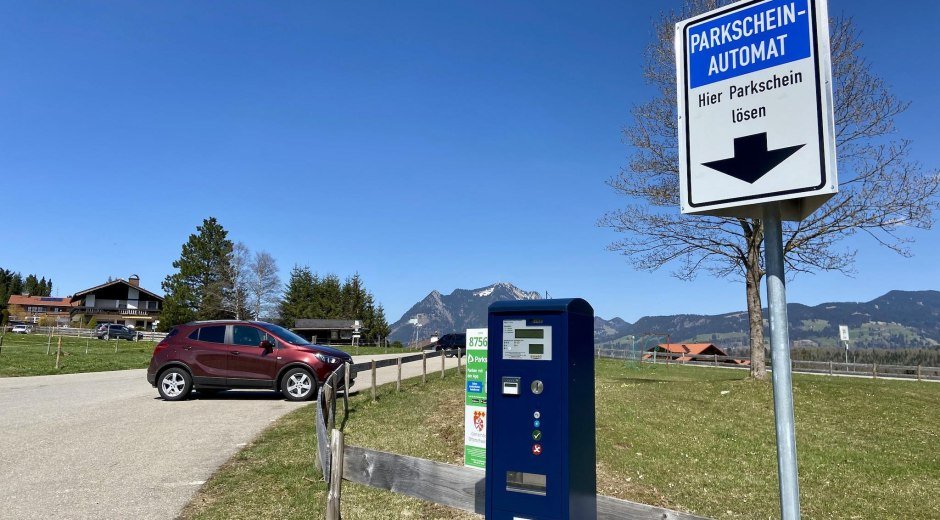 Parkplatz Tiefenberg © Tourismus Hörnerdörfer