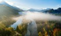 Blick auf den Auwaldsee m Herbst © Tourismus Hörnerdörfer, ProVisionMedia