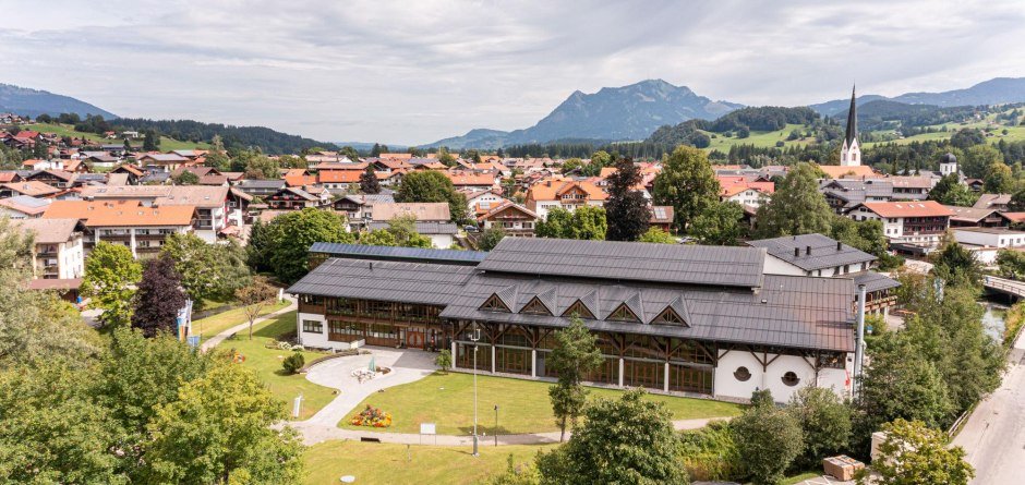 Kurpark an der Fiskina in Fischen © Tourismus Hörnerdörfer