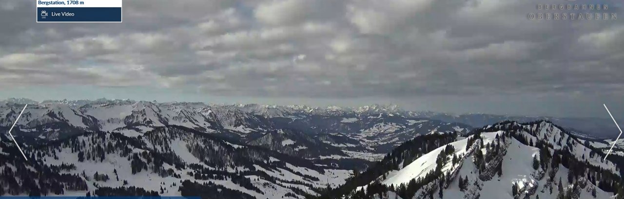 Panoramakamera Oberstaufen Hochgrat Winter