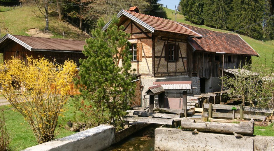 Historische Obermühle Säge in Fischen © Tourismus Hörnerdörfer, MA