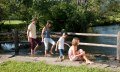 Natur-Kneipptretbecken im Fischinger Kurpark © Tourismus Hörnerdörfer, G. Eichholzer