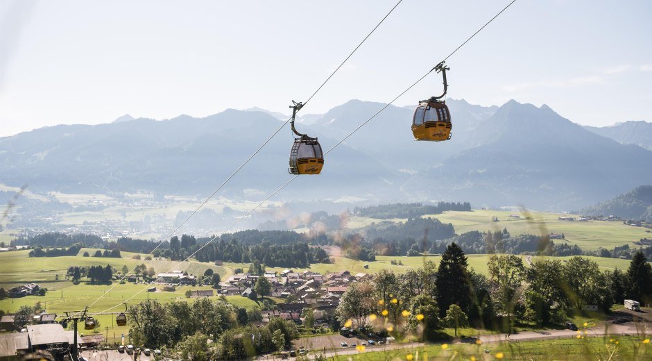 Der Parkplatz an der Hörnerbahn in Bolsterlang. © Tourismius Hörnerdörfer - F. Kjer