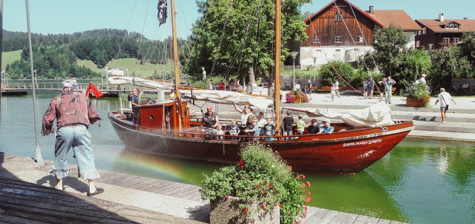 Piratenfahrt auf dem Alpseesegler © Tourist Information Immenstadt