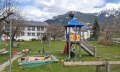Wippe auf dem Spielplatz in Fischen-Langenwang © Tourismus Hörnerdörfer GmbH
