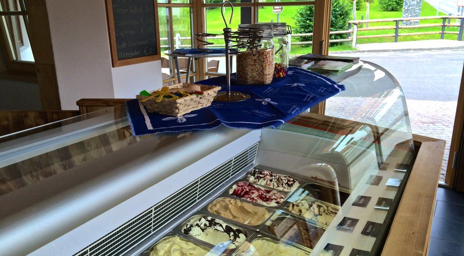 Der Eisladen Ofterschwang: leckeres Eis aus Hüttenberger Milch!