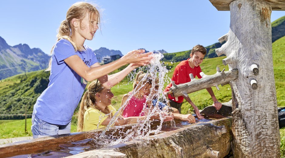 Willkommene Erfrischung © Oberstdorf / Kleinwalsertal Bergbahnen Fotograf: Christian Seitz