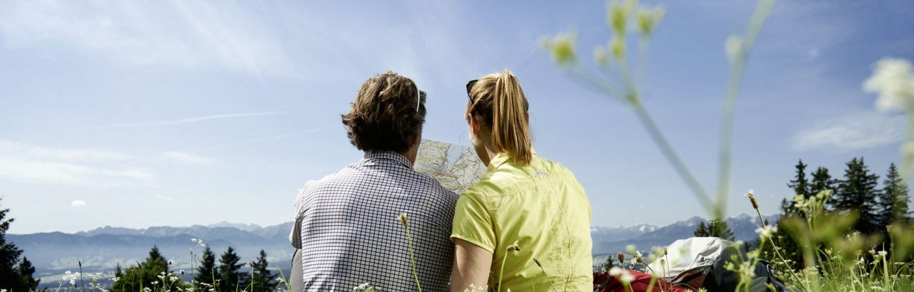 Wanderer auf der Wiese © Allgäu GmbH