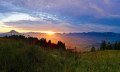 Sonnenaufgang über dem Oberallgäu an der Weltcup © Tourismus Hörnerdörfer, M. Redecker