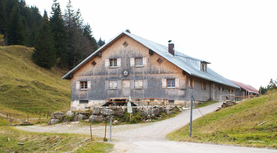Die Alpe Scheidwang im Gunzesrieder Tal. © via Wikimedia Commons (CC-BY-SA-3.0)
