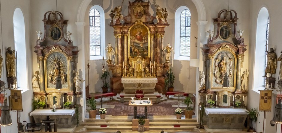 Katholische Kirche in Fischen i. Allgäu © Tourismus Hörnerdörfer