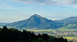 Blick auf den Grünten © Tourismus Hörnerdörfer