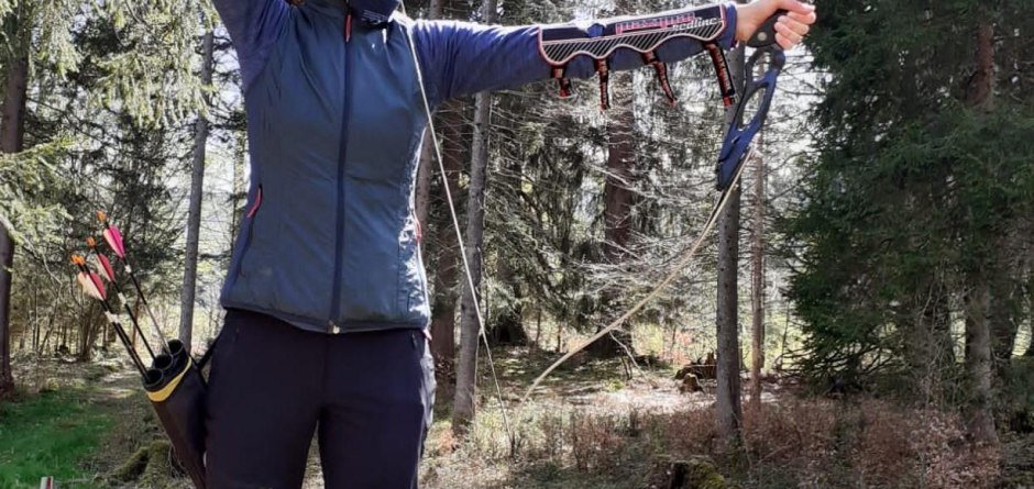 Der Fortgeschrittenenkurs findet im Gelände statt © Tourismus Hörnerdörfer