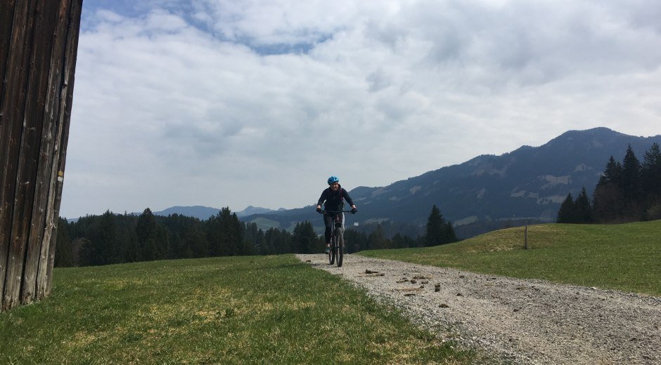 Mountainbiker unterwegs
