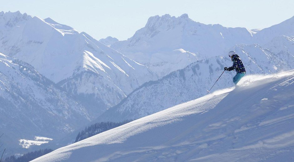 Skigebiet Ofterschwang-Gunzesried - Bergblick © Tourismus Hörnerdörfer, G. Standl
