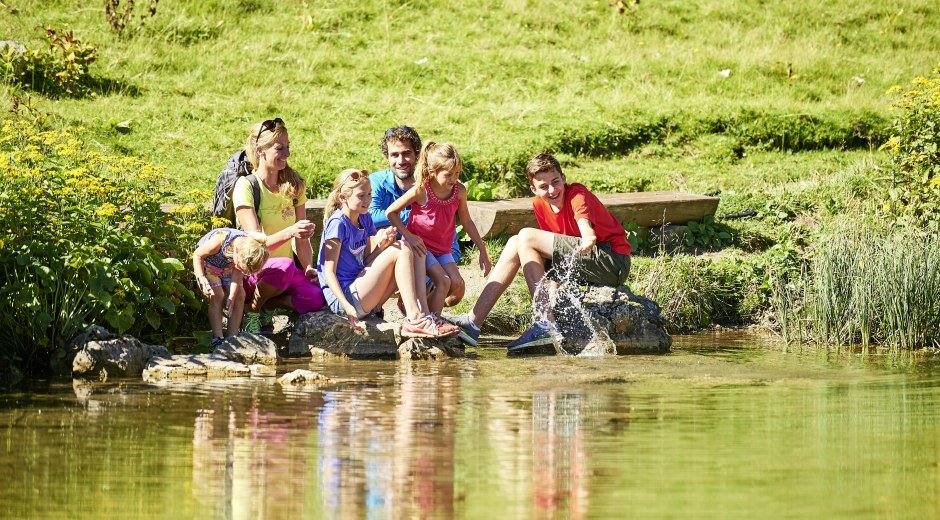 Pause am Schlappoldsee © Oberstdorf / Kleinwalsertal Bergbahnen Fotograf: Christian Seitz