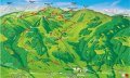 Panoramakarte der Sommerwanderwege © Hörnerbahn Bolsterlang