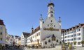 Rathausplatz Kempten mit Rathaus © Kempten Tourismus / Andreas Ellinger