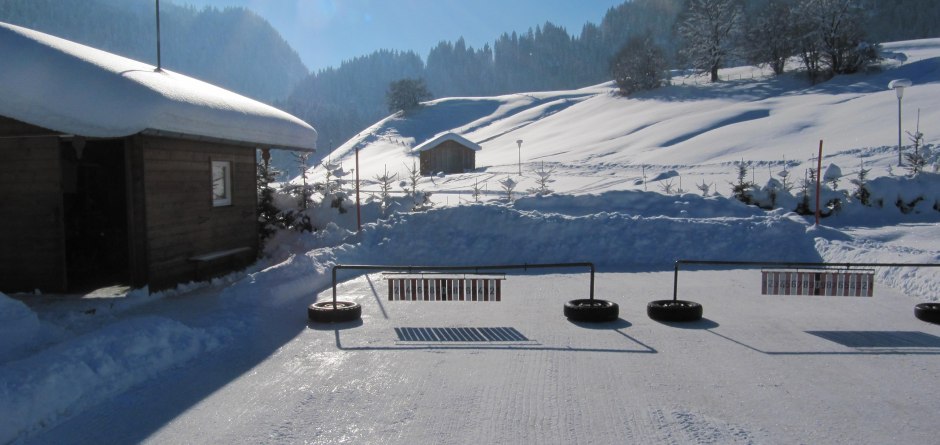 Eisstock-Standlschießen am Eisstockplatz bei de... © Tourismus Hörnerdörfer