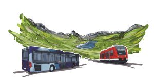 Bus und Bahn im Oberallgäu