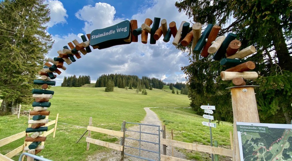 Stuimändle Pfad am Ofterschwanger Horn © Tourismus Hörnerdörfer, M. Redecker