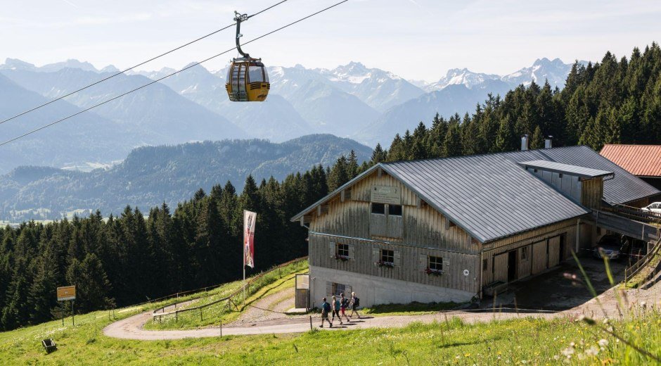 Die Sennalpe an der Mittelstation der Hörnerbahn © Tourismus Hörnerdörfer, F. Kjer